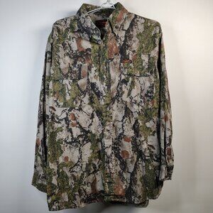 Yukon Gear Shirt Size XXL Natural Gear Camo Long Sleeve‎ Button Down CFS-NG